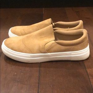 Tan Fashion Slip-on Sneakers